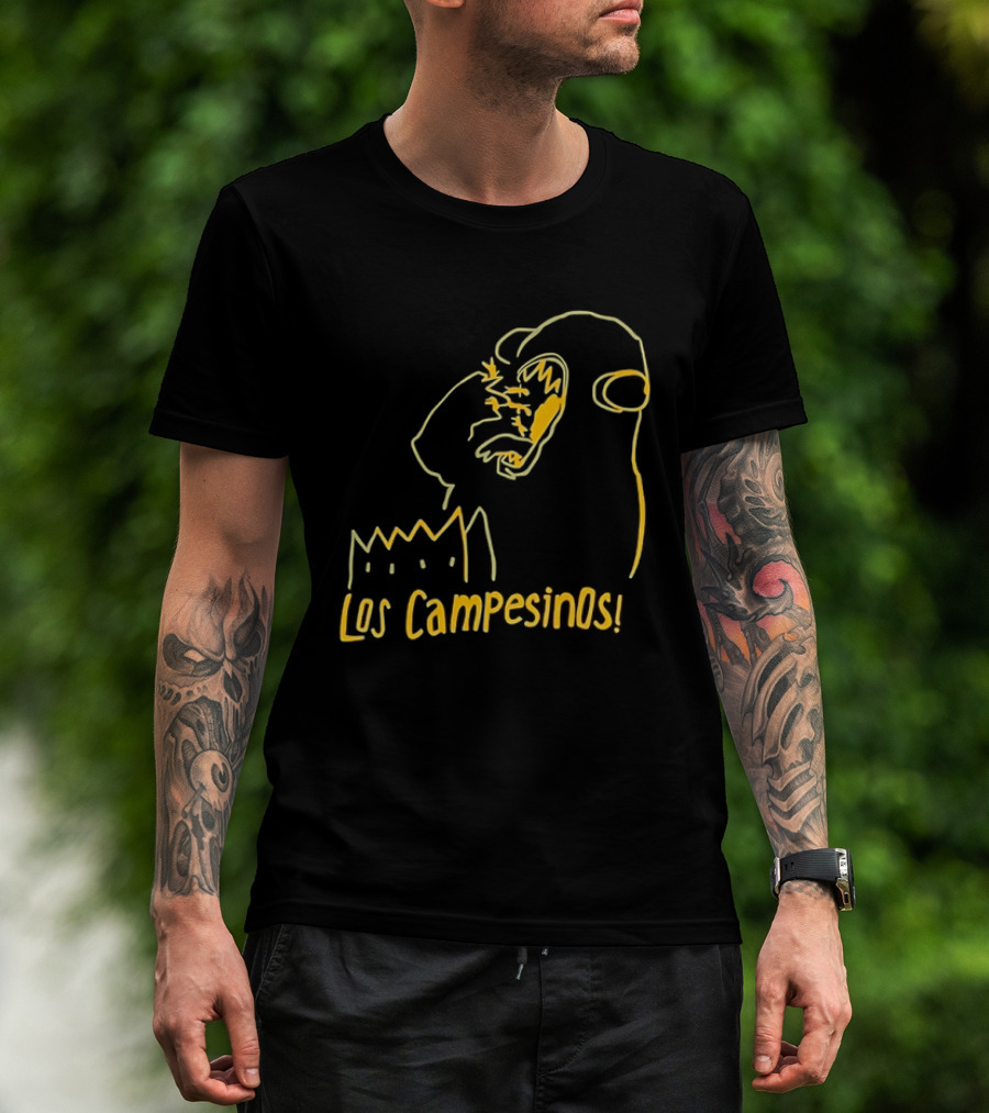 Los Campesinos Indie Rock Band Music Bear Castle T-Shirt