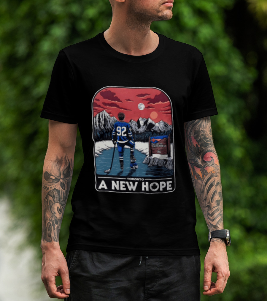 Toronto A New Hope 92 NHL Hockey Sunset Mountain Scene T-Shirt