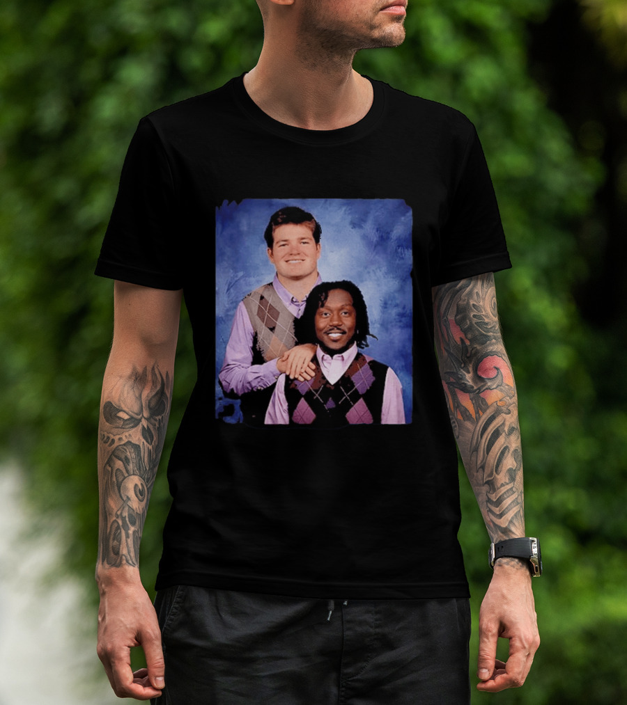 Drake Maye AJ Brown Step Brothers Movie T-Shirt
