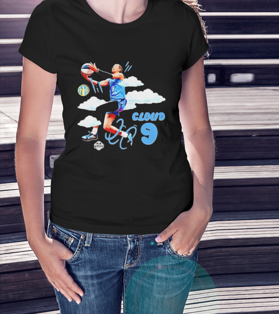 Natasha Cloud 9 Chicago Sky WNBA Basketball T-Shirt