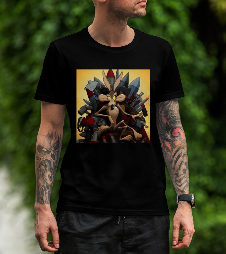 Wile E. Coyote Acme Rockets Digital Release Tomorrow T-Shirt