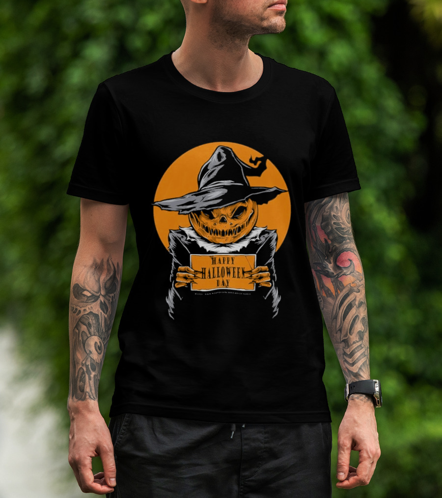 Halloween Pumpkin Witch Vintage Horror Comic Book T-Shirt