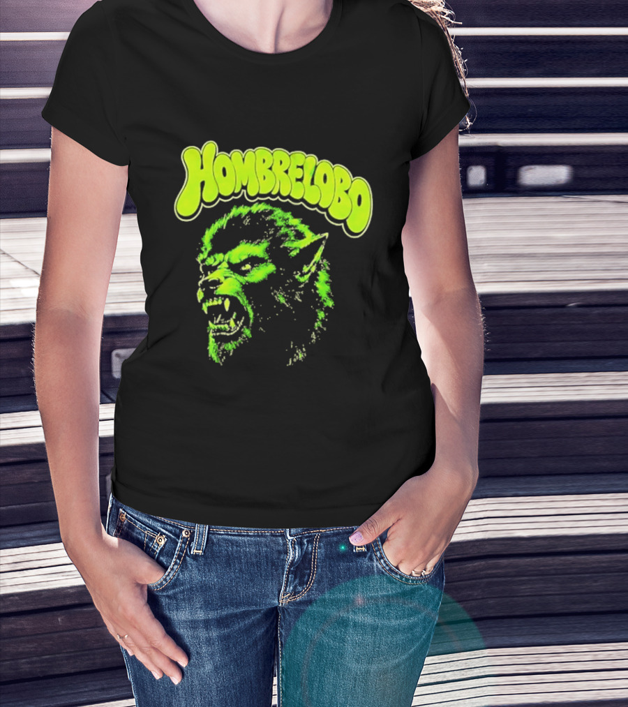 Hombrelobo Werewolf Neon Green Horror T-Shirt