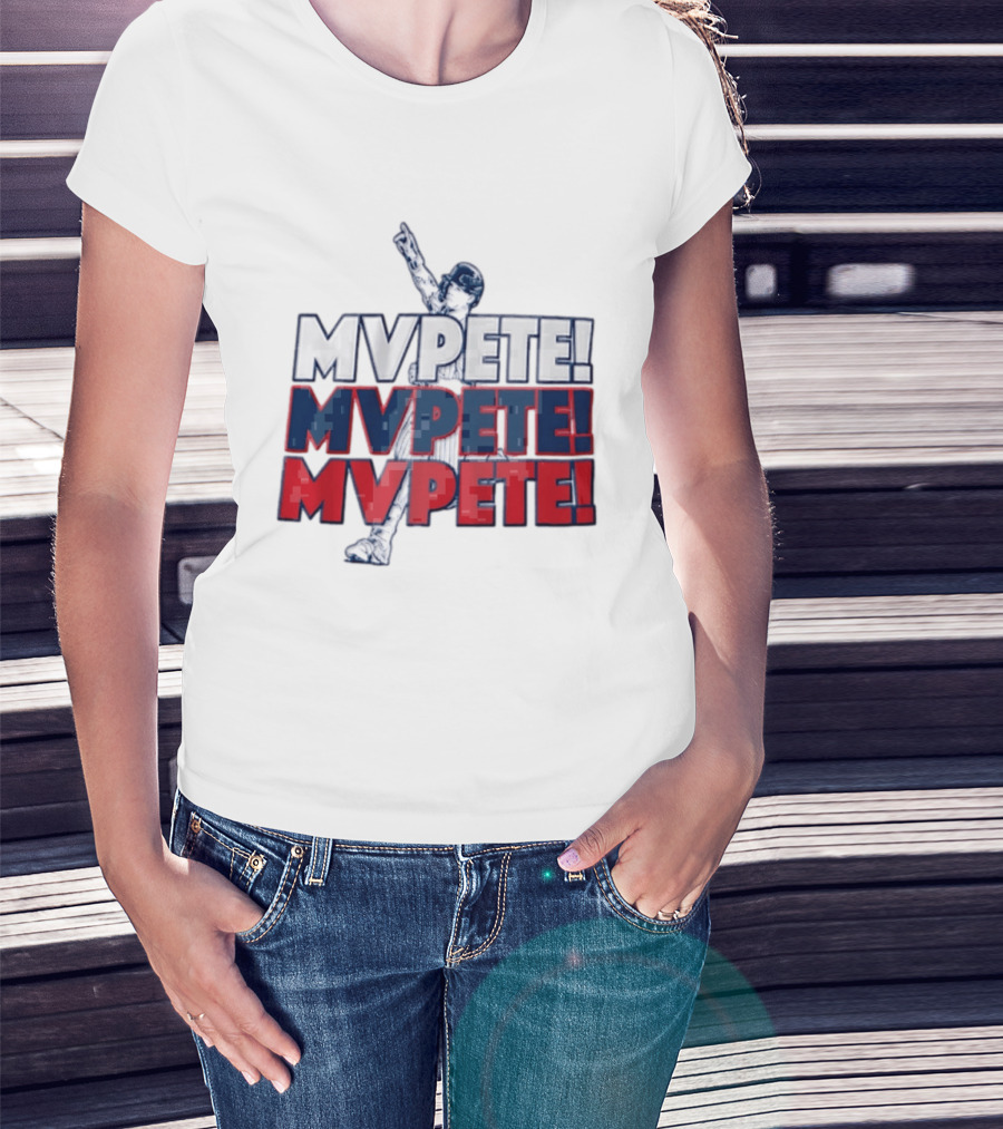 Pete Alonso New York Mets MLB Mvpete The Players Baseball T-Shirt