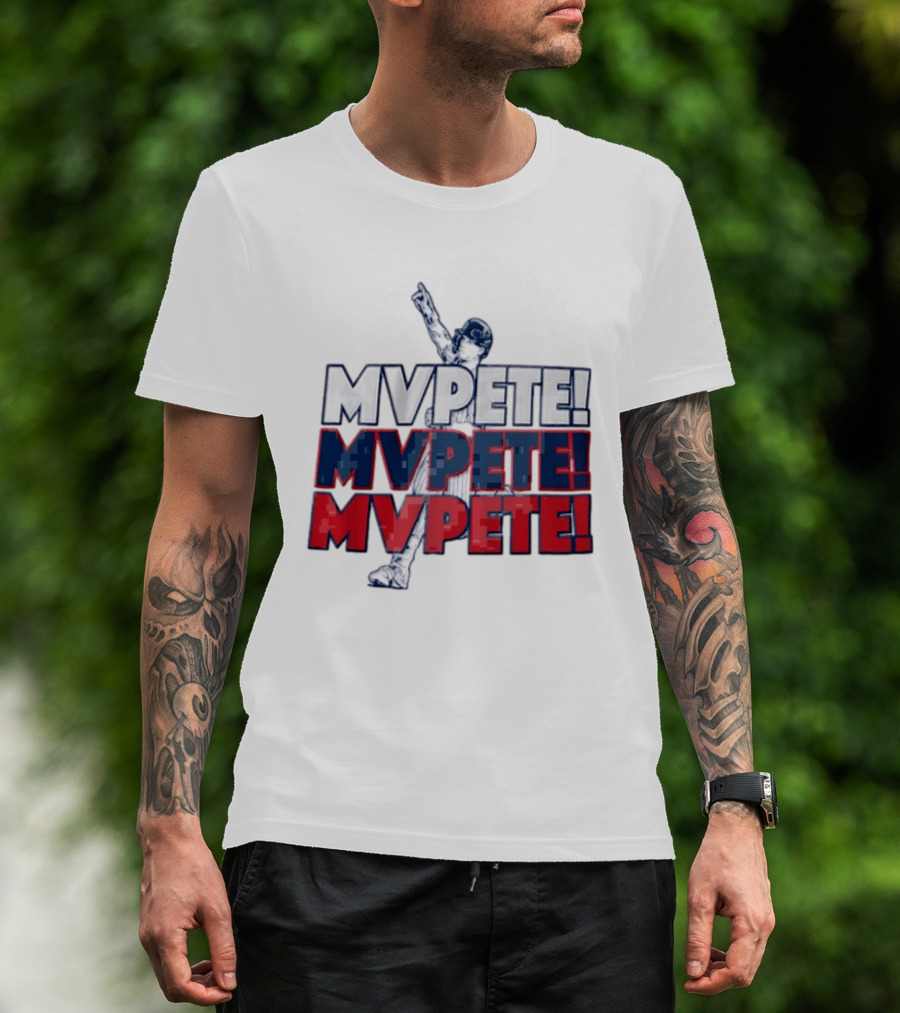 Pete Alonso New York Mets MLB Mvpete The Players Baseball T-Shirt