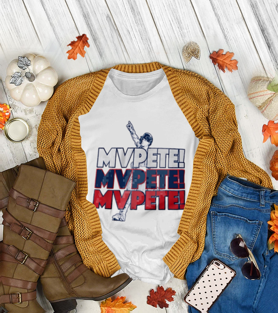 Pete Alonso New York Mets MLB Mvpete The Players Baseball T-Shirt