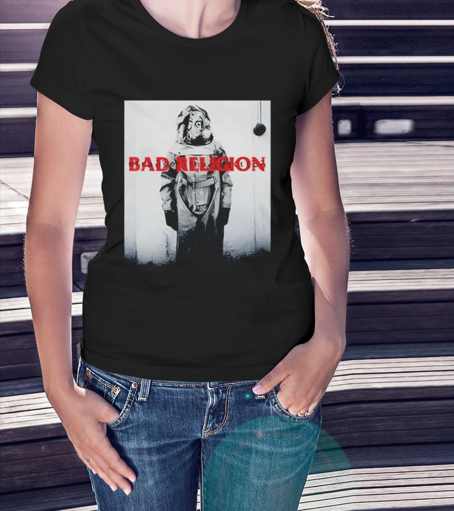 Bad Religion Stranger Than Fiction Punk Rock Hazmat Suit T-Shirt