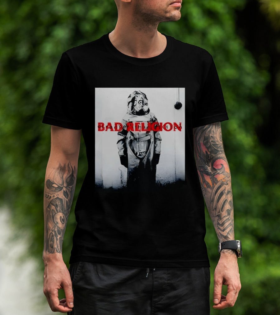 Bad Religion Stranger Than Fiction Punk Rock Hazmat Suit T-Shirt