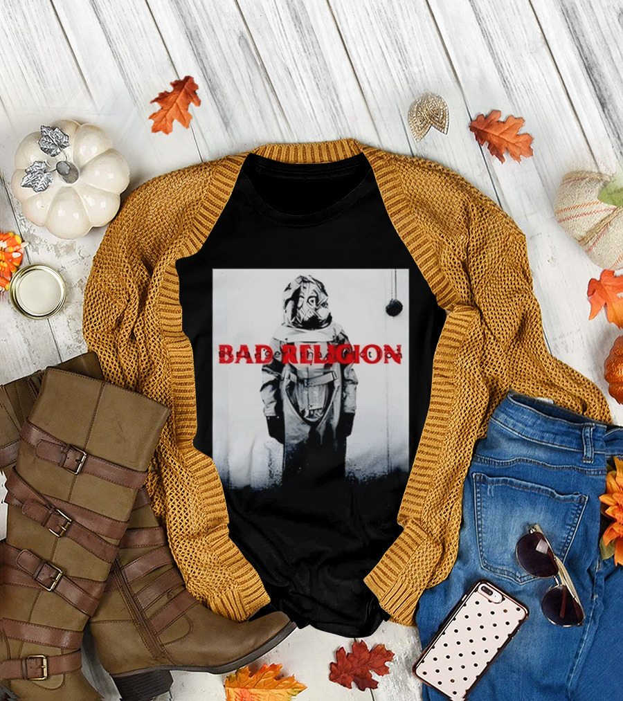 Bad Religion Stranger Than Fiction Punk Rock Hazmat Suit T-Shirt