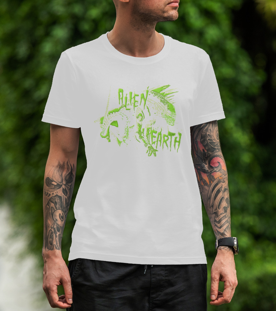 Alien Earth Xenomorph Creature Legendary Movie Monster T-Shirt