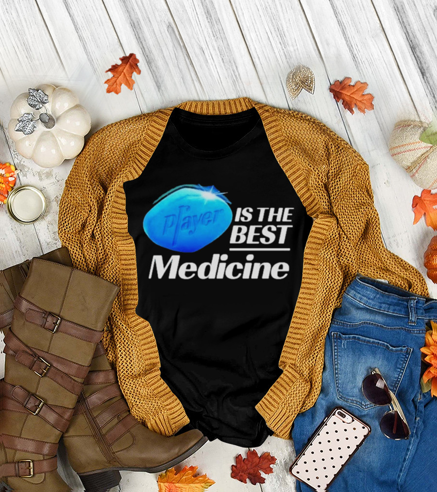 Player Is The Best Medicine Blue Pill Playful Variation T-Shirt