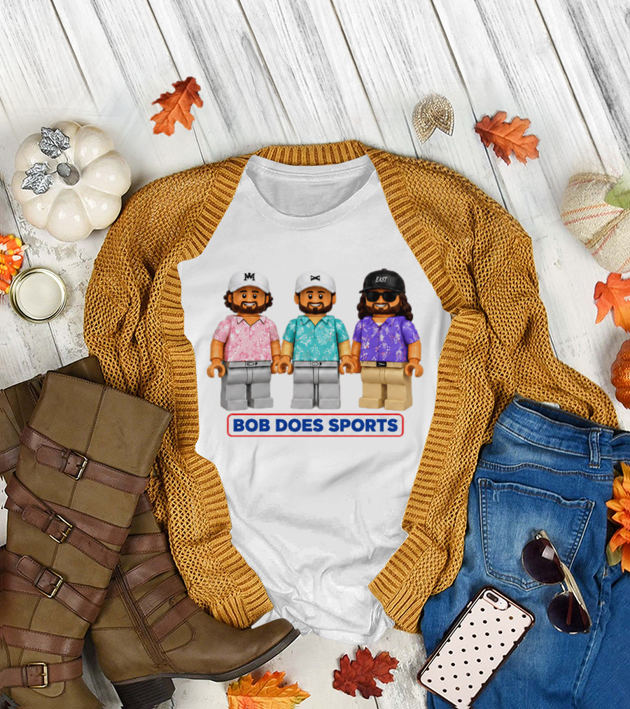 Bob Does Sports Fun Lego Figures With Hats And Sunglasses T-Shirt