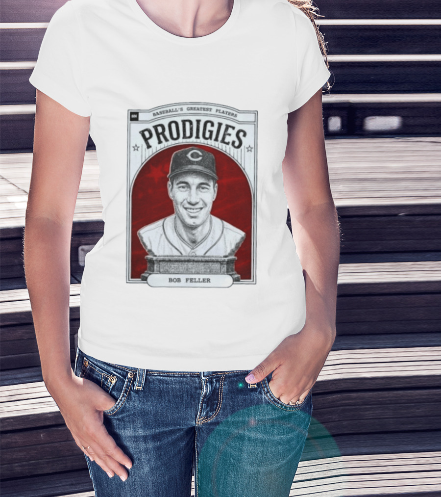 Baseball's Greatest Players Prodigies Bob Feller T-Shirt