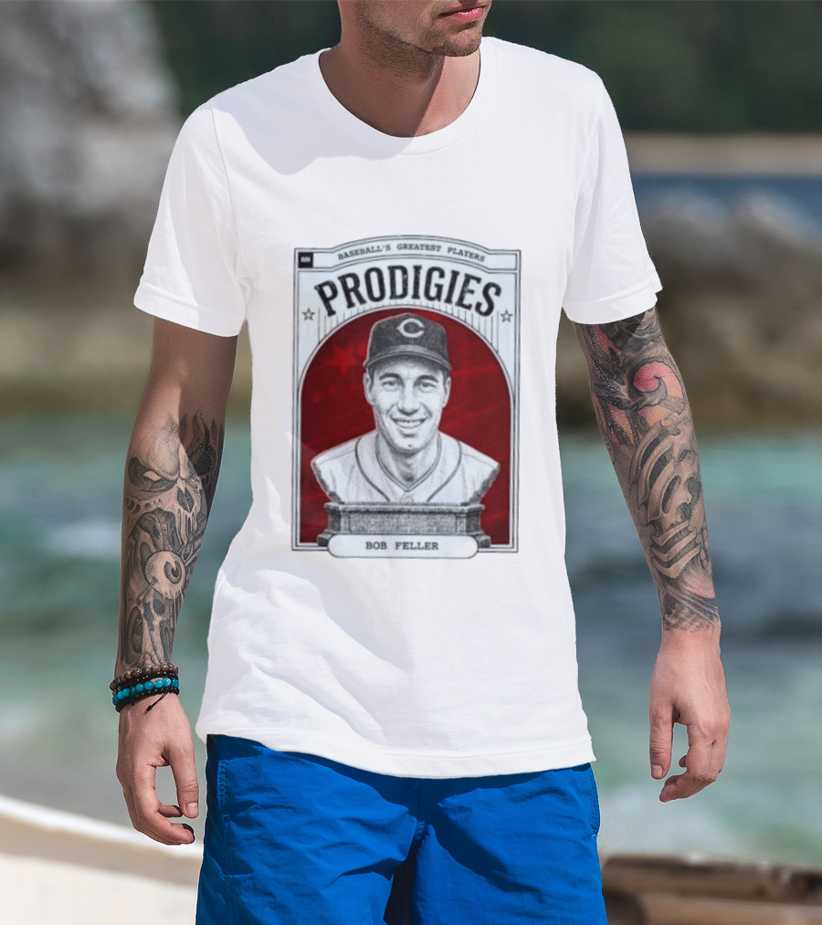 Baseball's Greatest Players Prodigies Bob Feller T-Shirt