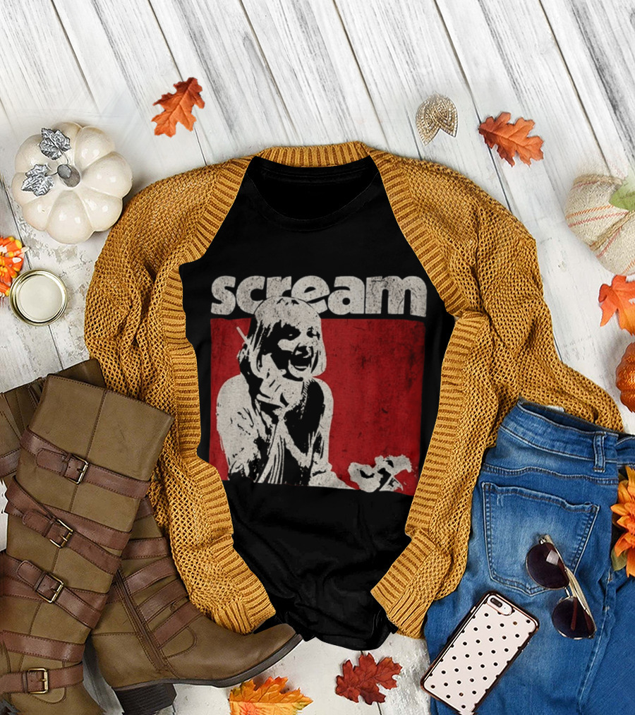 Scream Horror 90's Cult Movie Classic Halloween T-Shirt