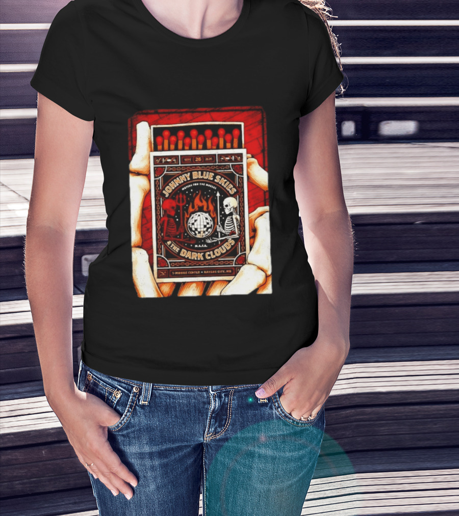 Johnny Blue Skies & The Dark Clouds Mutiny For The Masses Mobile Center Kansas City Sept 26 2026 T-Shirt