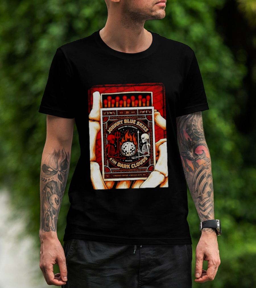 Johnny Blue Skies & The Dark Clouds Mutiny For The Masses Mobile Center Kansas City Sept 26 2026 T-Shirt