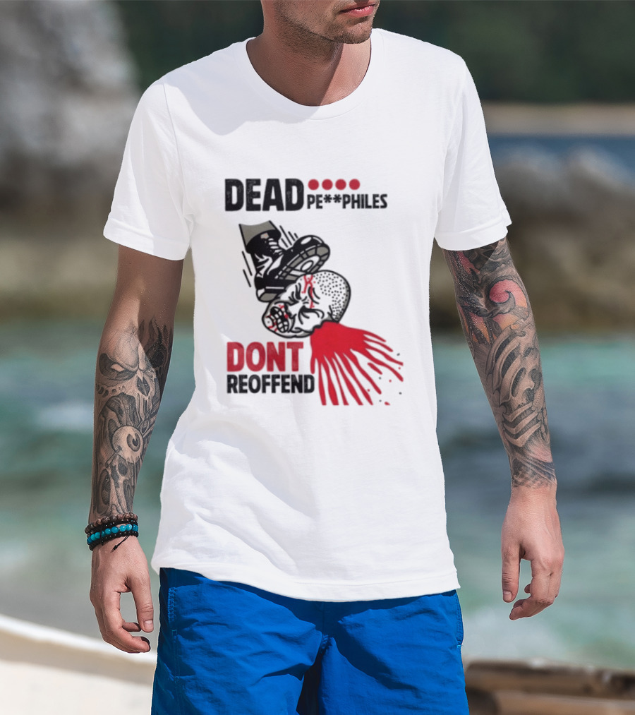 Dead Pedophiles Vigilante Justice Graphic Don't Reoffend T-Shirt