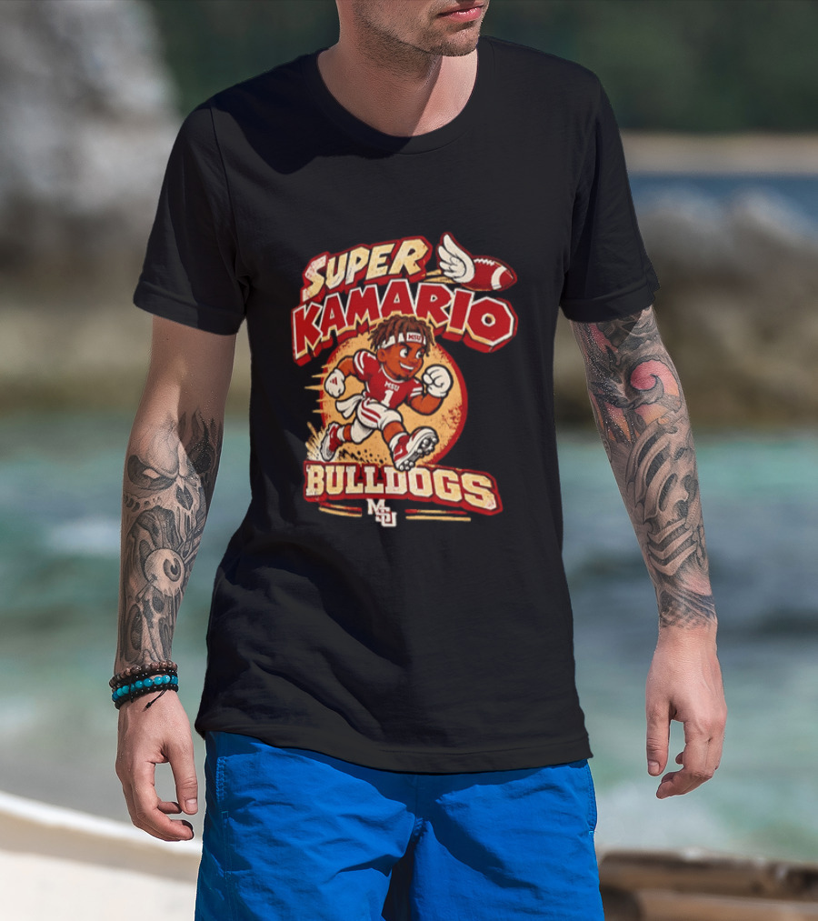 Super Kamario Mississippi State Bulldogs MSU T-Shirt