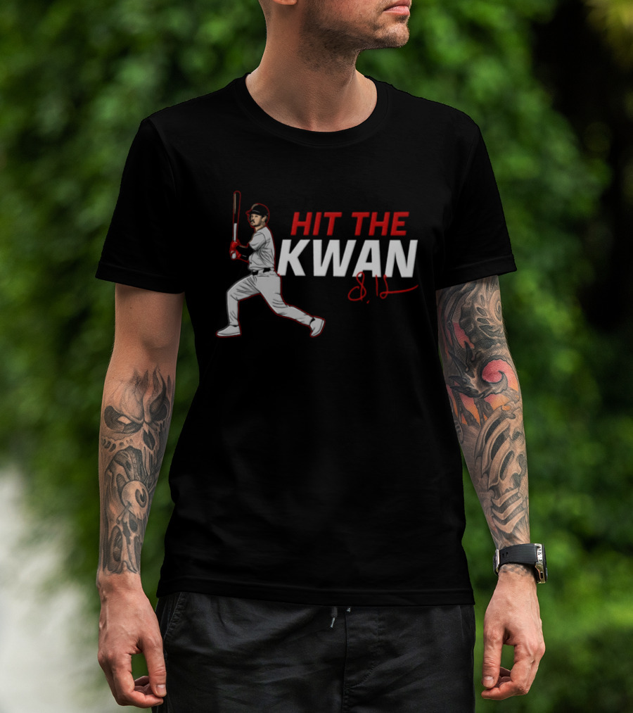 Cleveland Guardians MLB Steven Kwan Hit The Kwan Baseball 8.12 T-Shirt