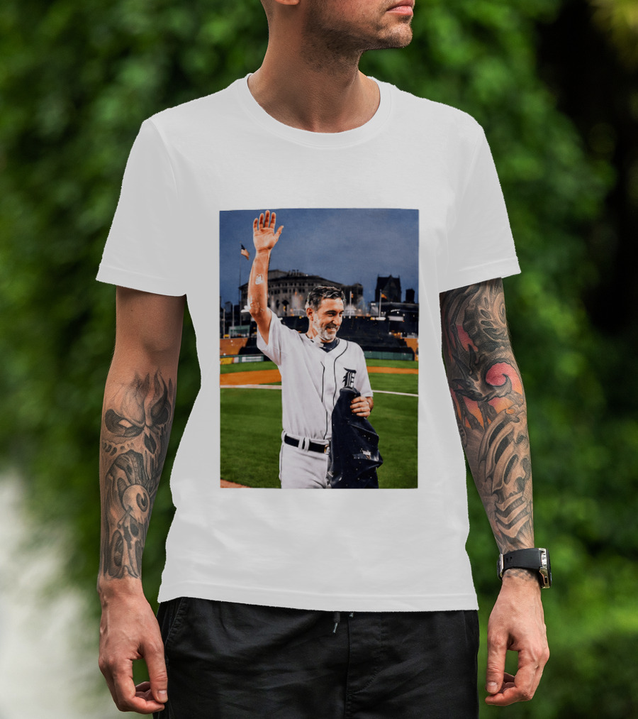 Justin Verlander Detroit Tigers Baseball Farewell Game T-Shirt