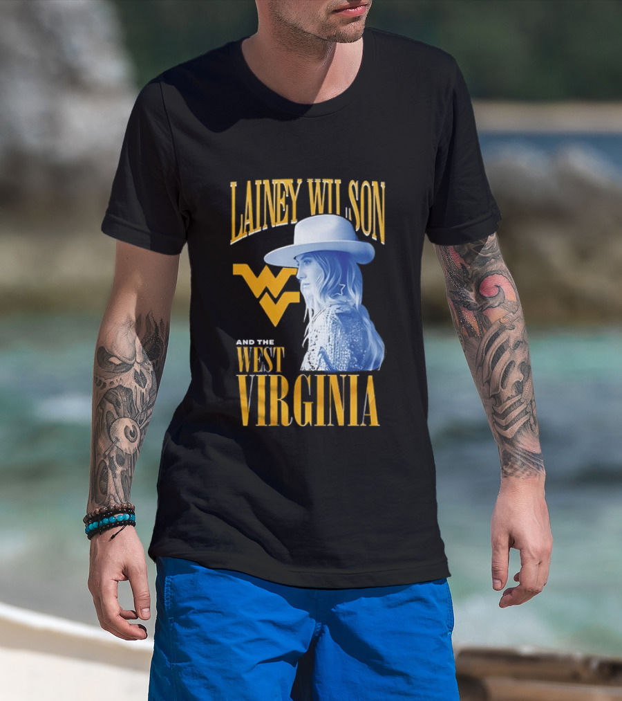 Lainey Wilson West Virginia Mountaineers Fan T-Shirt