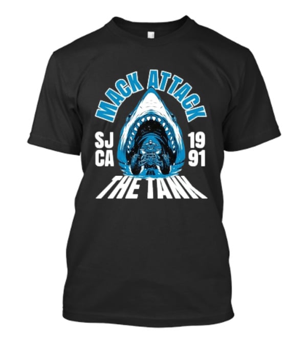 Mack Attack San Jose 1991 The Tank Sharks T-Shirt