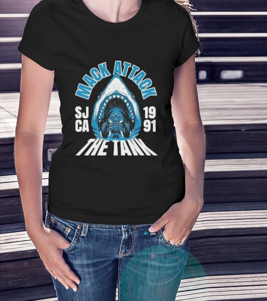 Mack Attack San Jose 1991 The Tank Sharks T-Shirt