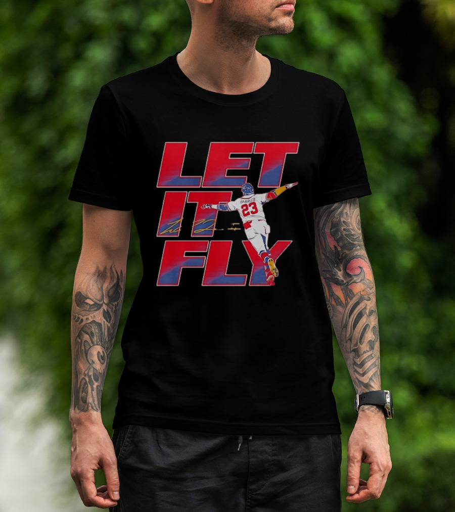 Let It Fly Michael Harris II 23 Atlanta Braves Baseball T-Shirt