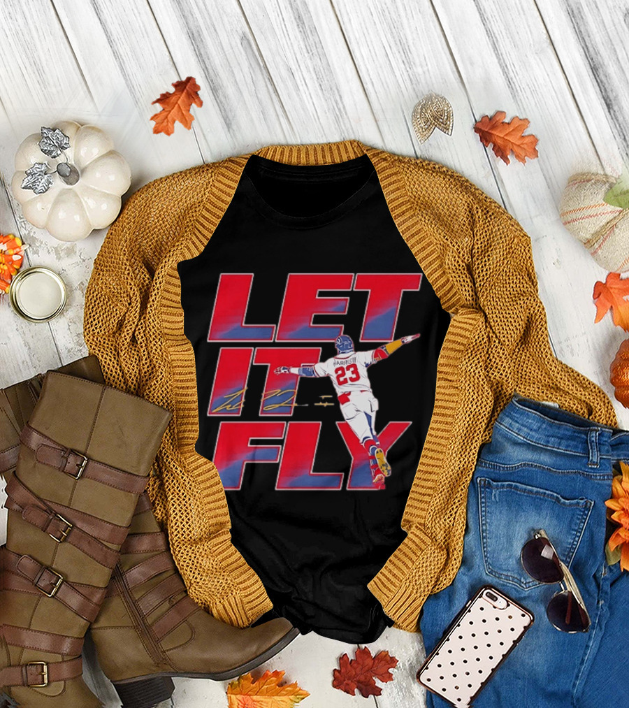 Let It Fly Michael Harris II 23 Atlanta Braves Baseball T-Shirt