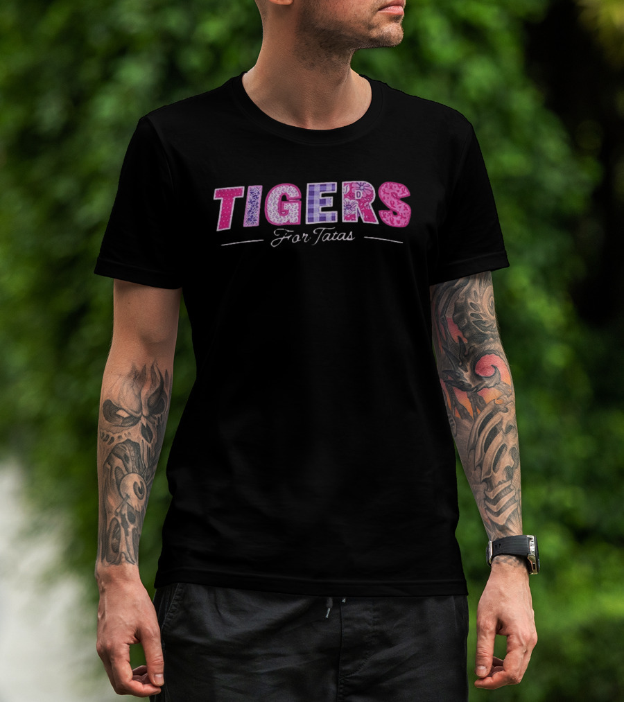 Tigers For Tatas Breast Cancer Awareness Clemson Tigers T-Shirt