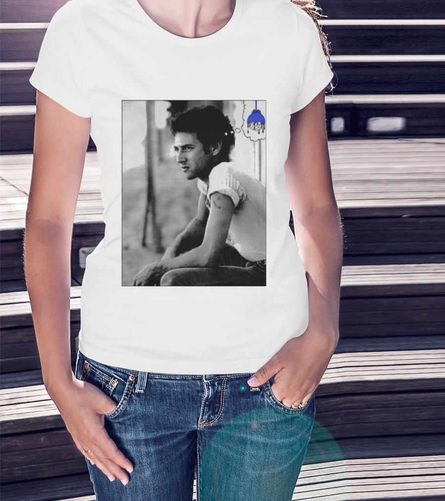 Jack White Hollywood Palladium Los Angeles CA Mon September 28th 2026 Contemplative Man With Blue Thinking Cloud T-Shirt