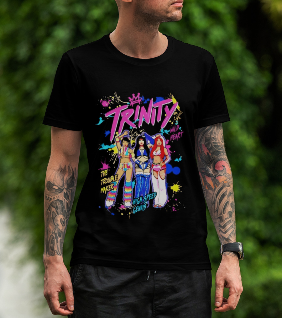 Trinity Wild Heart The Trouble Maker High Speed Genius Trio T-Shirt