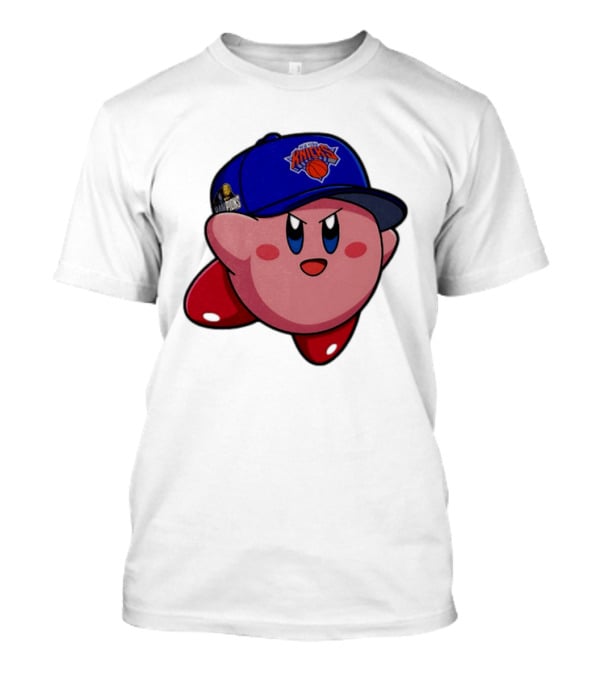 Kirby New York Knicks NBA Hat Featuring Team Colors And Finals Patch T-Shirt