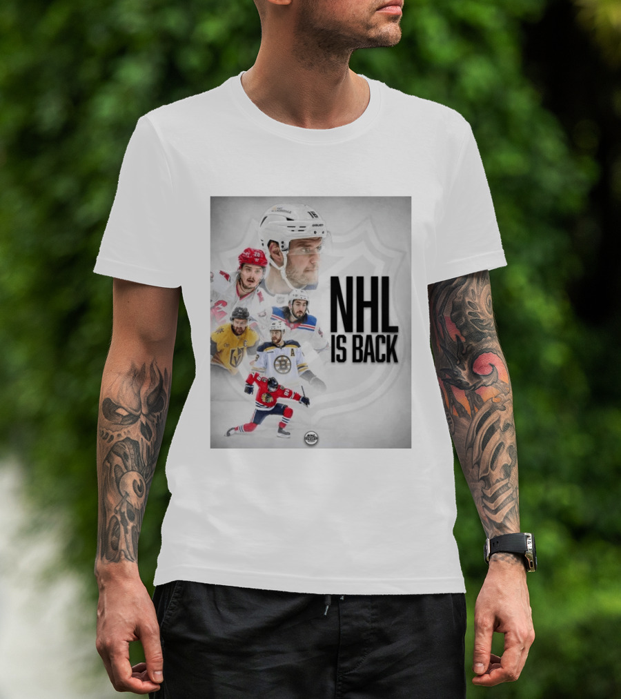 NHL 2026 2027 Is Back Featuring Iconic Players And Teams Like Boston Vegas Florida Carolina T-Shirt