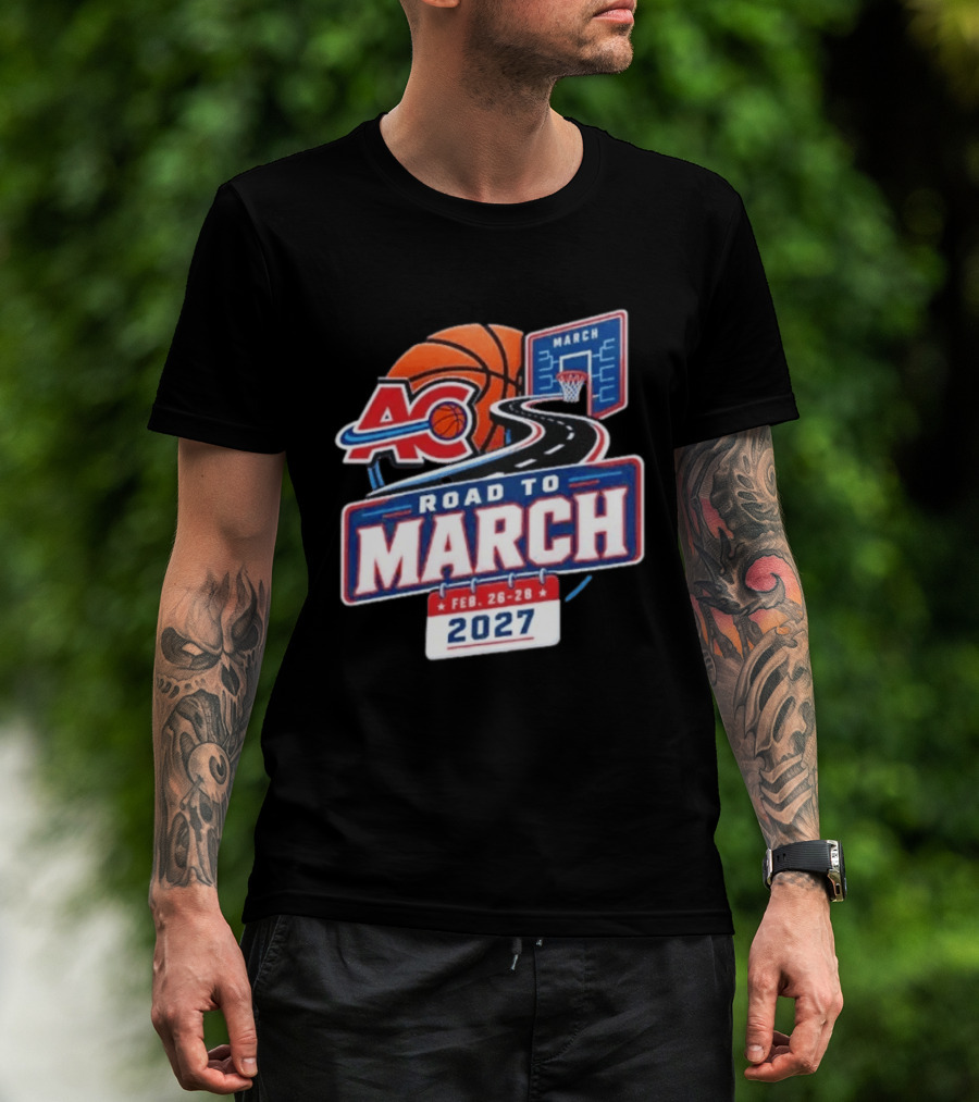 ACB Basketball Feb 26 28 Road To March 2027 T-Shirt