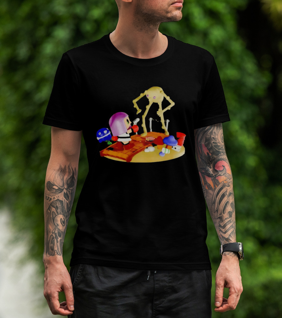 Little Mac Vs Yellow Devil Punch Out Nostalgic Battle Scene T-Shirt