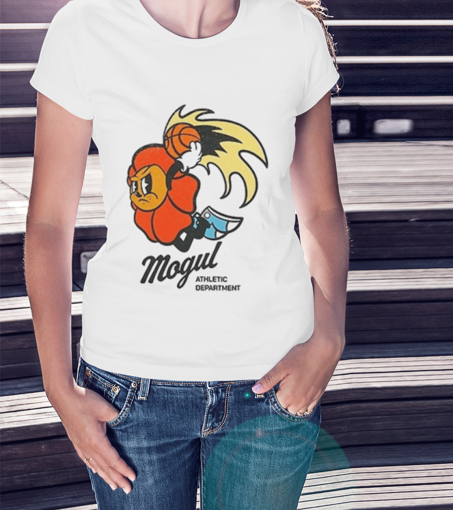 Mogul Athletic Department Dunking Character Basketball T-Shirt