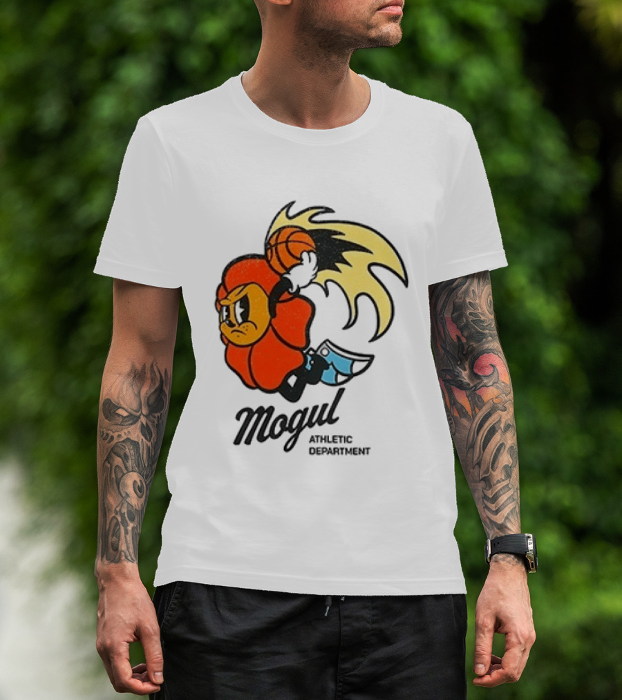 Mogul Athletic Department Dunking Character Basketball T-Shirt
