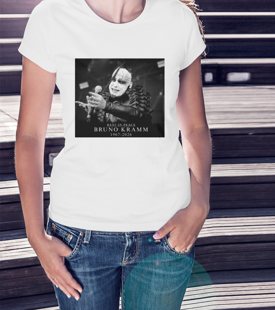Rest In Peace Bruno Kramm 1967 2026 Musician Tribute Memorial T-Shirt