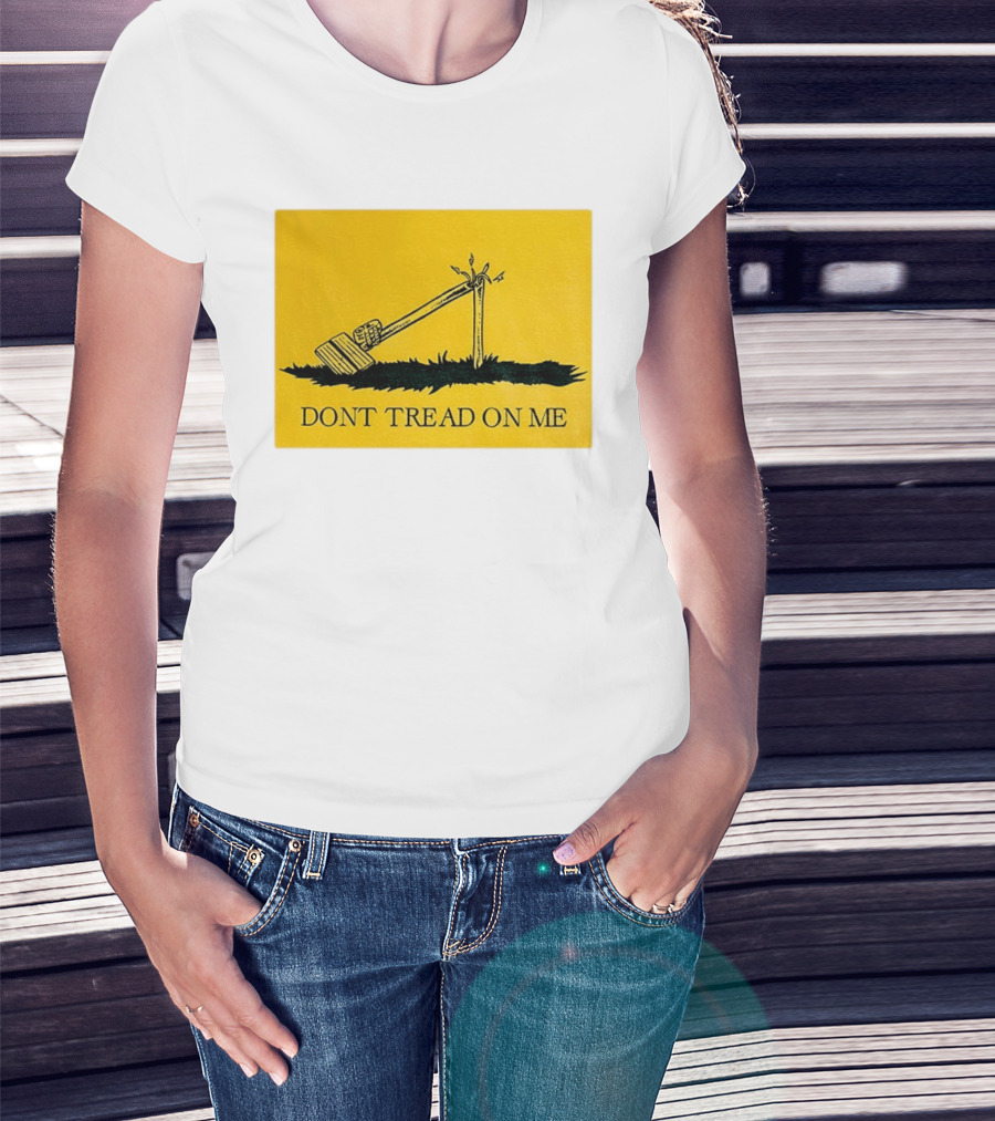 Destroyed Flock Camera Don't Tread On Me T-Shirt