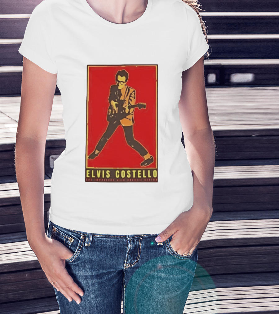 Elvis Costello And The Im S With Charlie Sexton Vintage Music T-Shirt