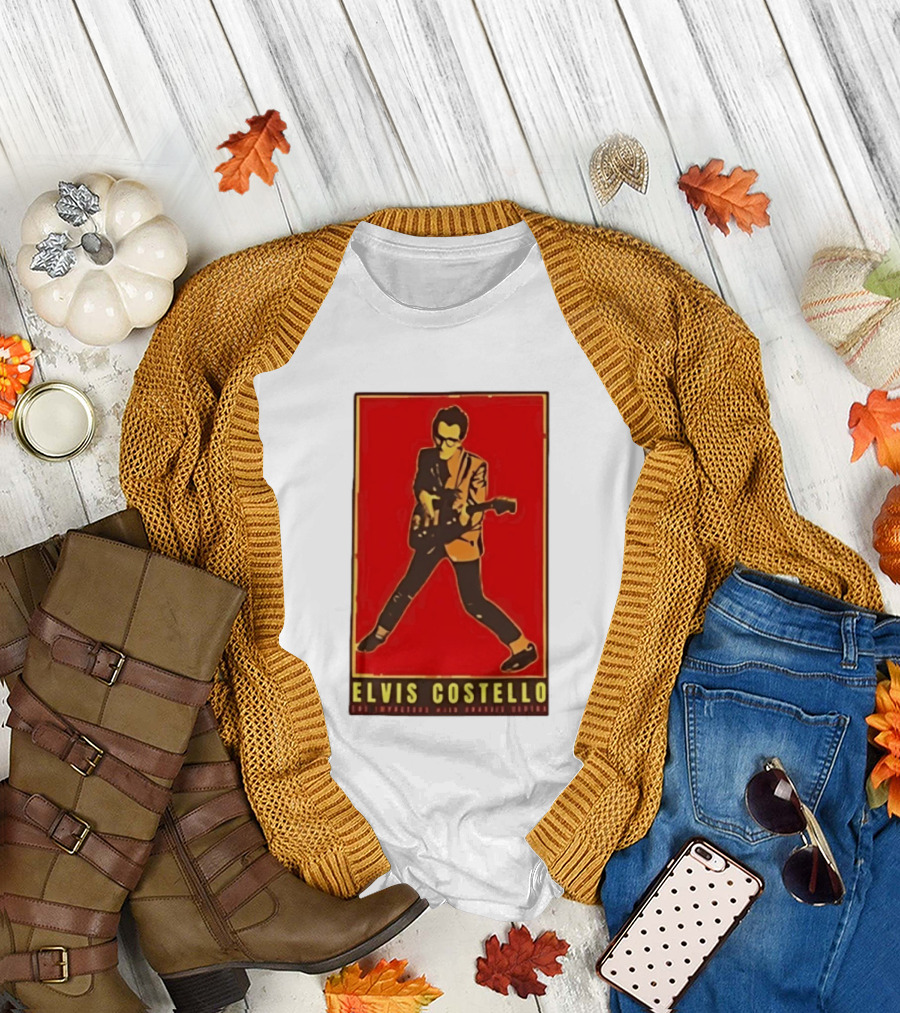 Elvis Costello And The Im S With Charlie Sexton Vintage Music T-Shirt