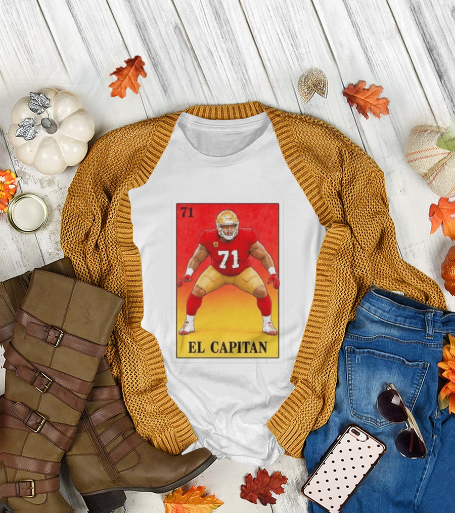 San Francisco 49ers 71 El Capitan Loteria Card NFL Football T-Shirt