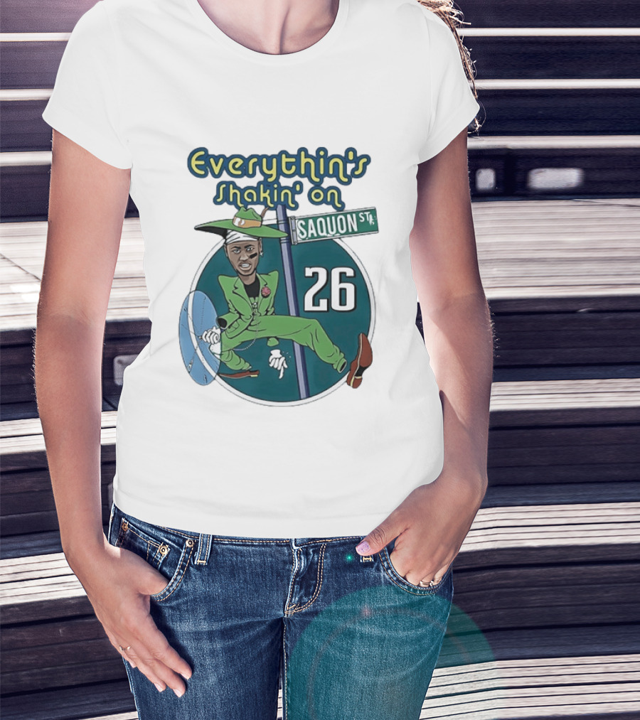 Saquon Barkley Everythin's Shakin' On Saquon St 26 T-Shirt
