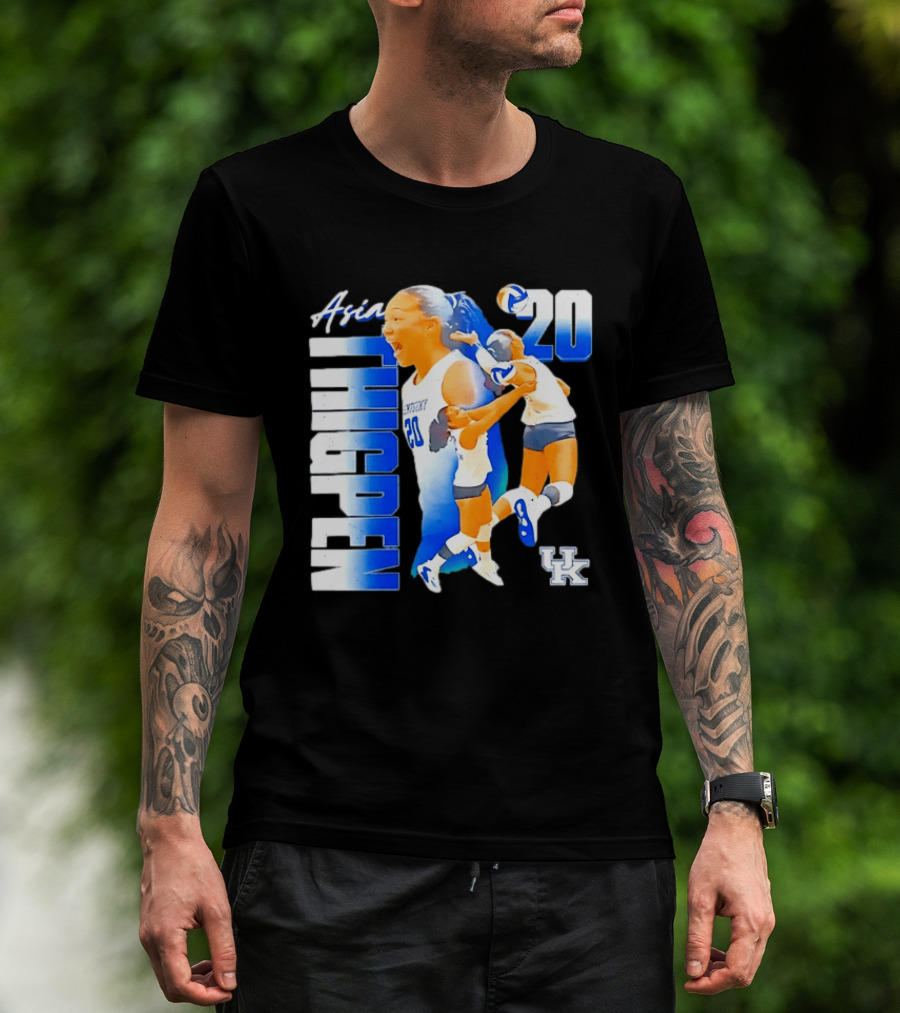 Asia Thigpen Kentucky Volleyball 20 UK Wildcats T-Shirt