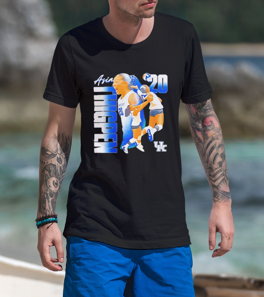 Asia Thigpen Kentucky Volleyball 20 UK Wildcats T-Shirt