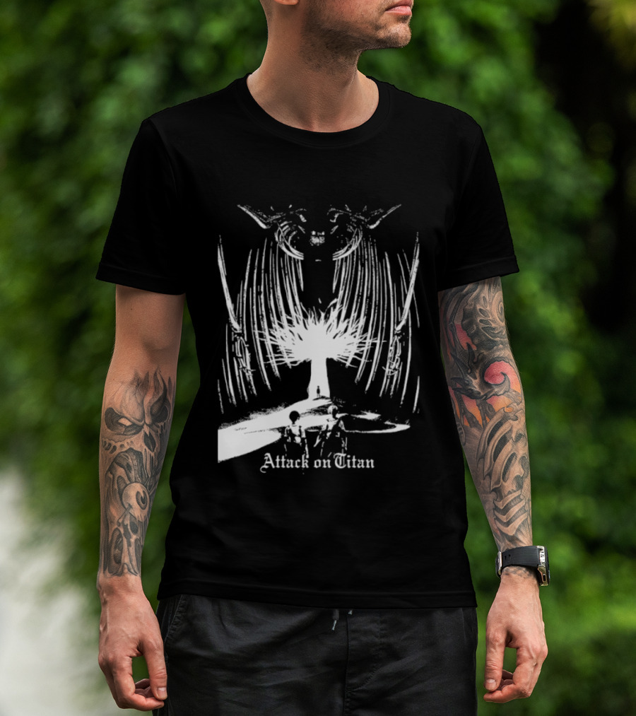 Attack On Titan Paths And Founding Titan Eren Jaeger Yggdrasil Tree T-Shirt