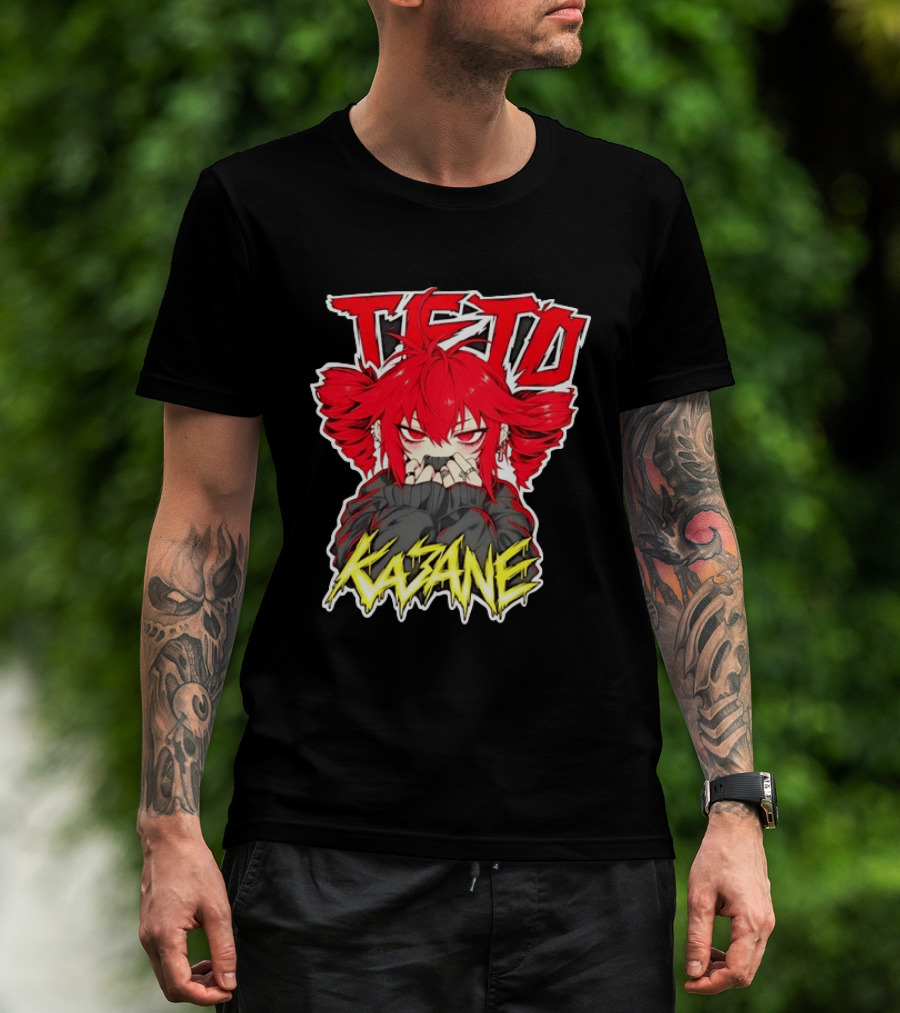 Teto Kasane Vocaloid Anime Manga Character Fan T-Shirt