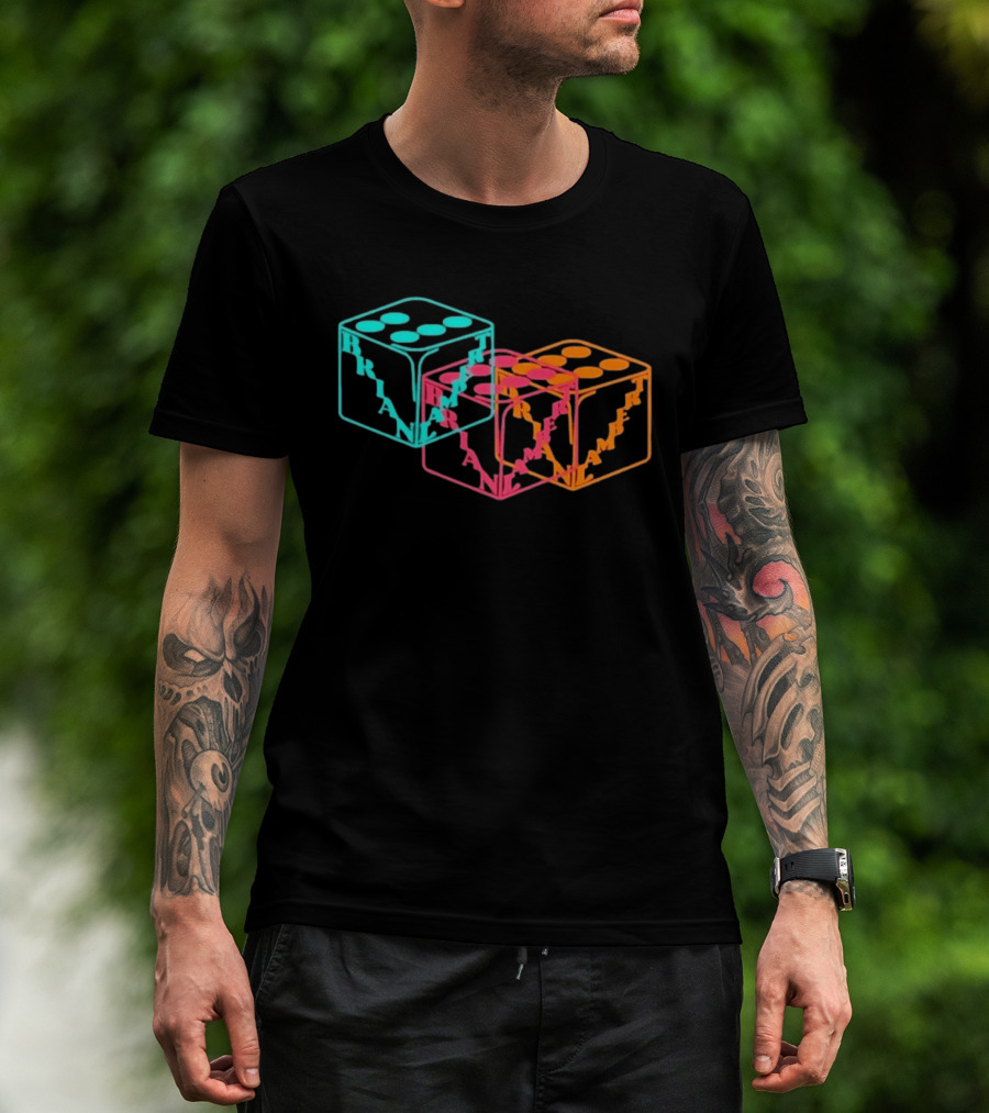 Green Bay Packers Lambert Fiesta Dice Neon Dice T-Shirt